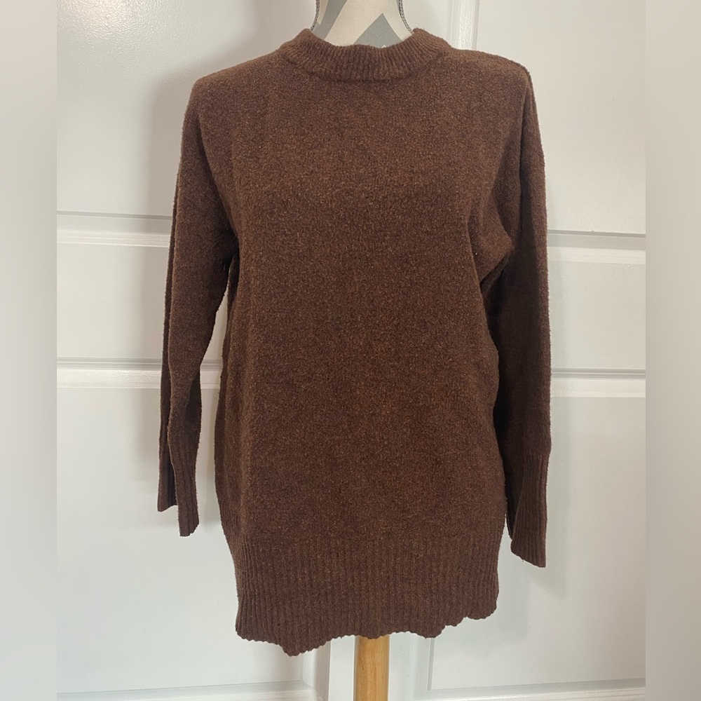 A New Day Small Brown Oversized Sweater